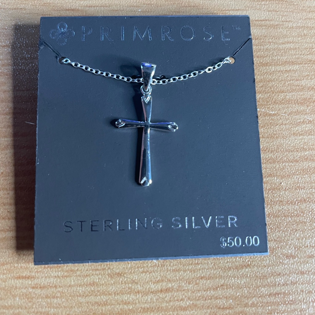 Primrose Sterling Silver Cross & Chain New From Kohl’s